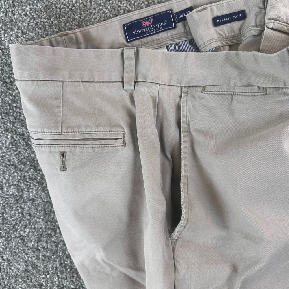 Vineyard Vines Breaker Pants Mens 38x32 Chino Stretch Cotton Business Casual